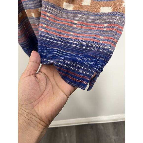 Vtg 90s Territory Ahead Shirt L Retro Button Up Southwest Boho Americana 70s - Picture 5 of 12